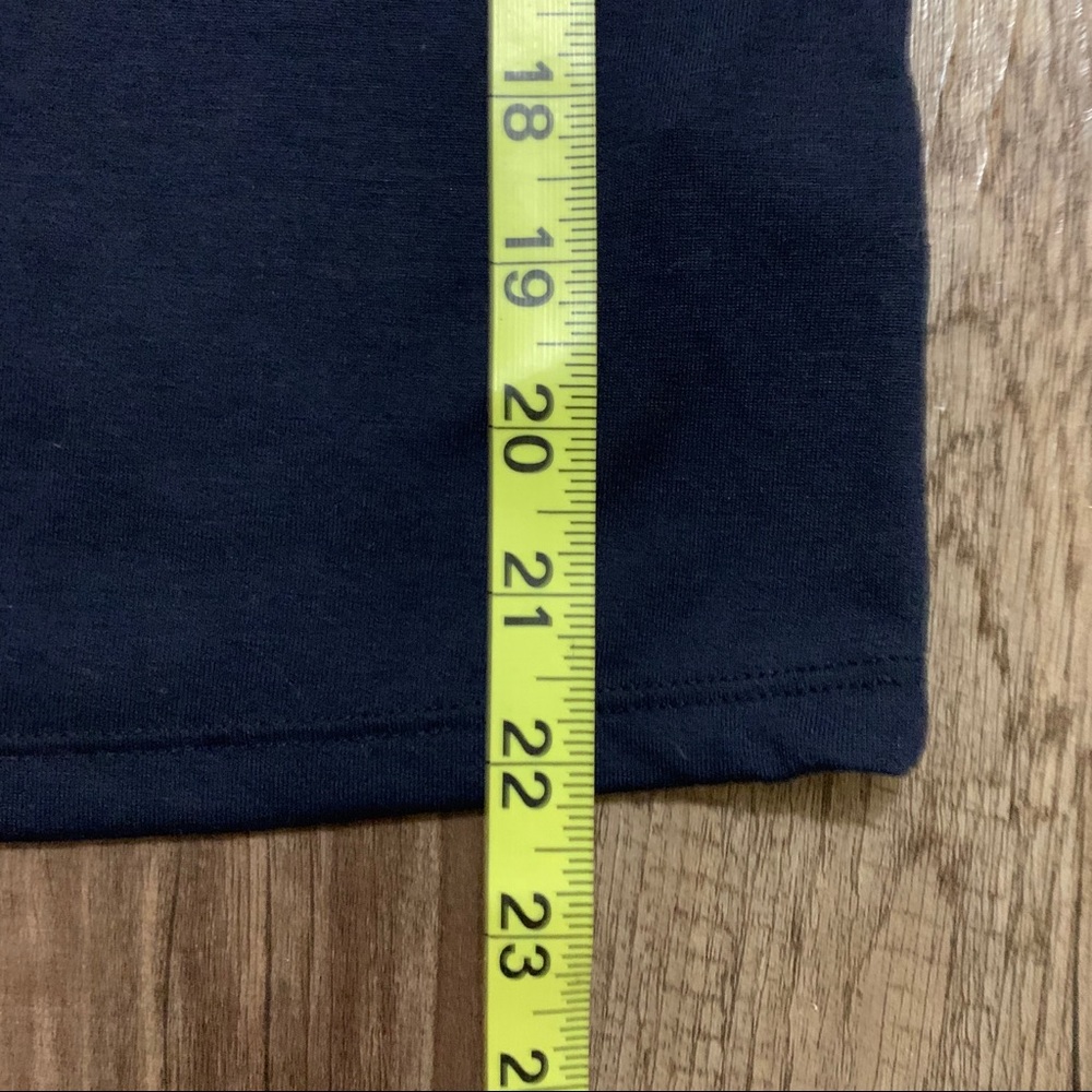 Chaps Navy Blue Short Sleeve Large Top - Picture 11 of 11